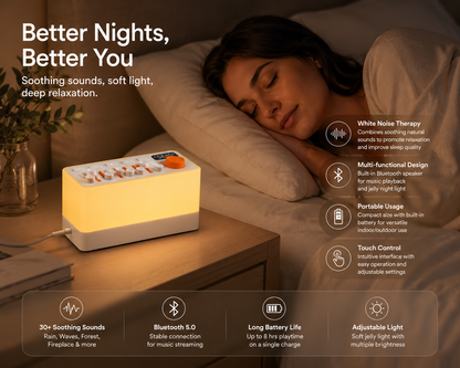 Noor Sleep™ — Premium White Noise Sleep Machine