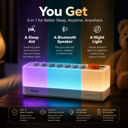 Noor Sleep™ — Premium White Noise Sleep Machine